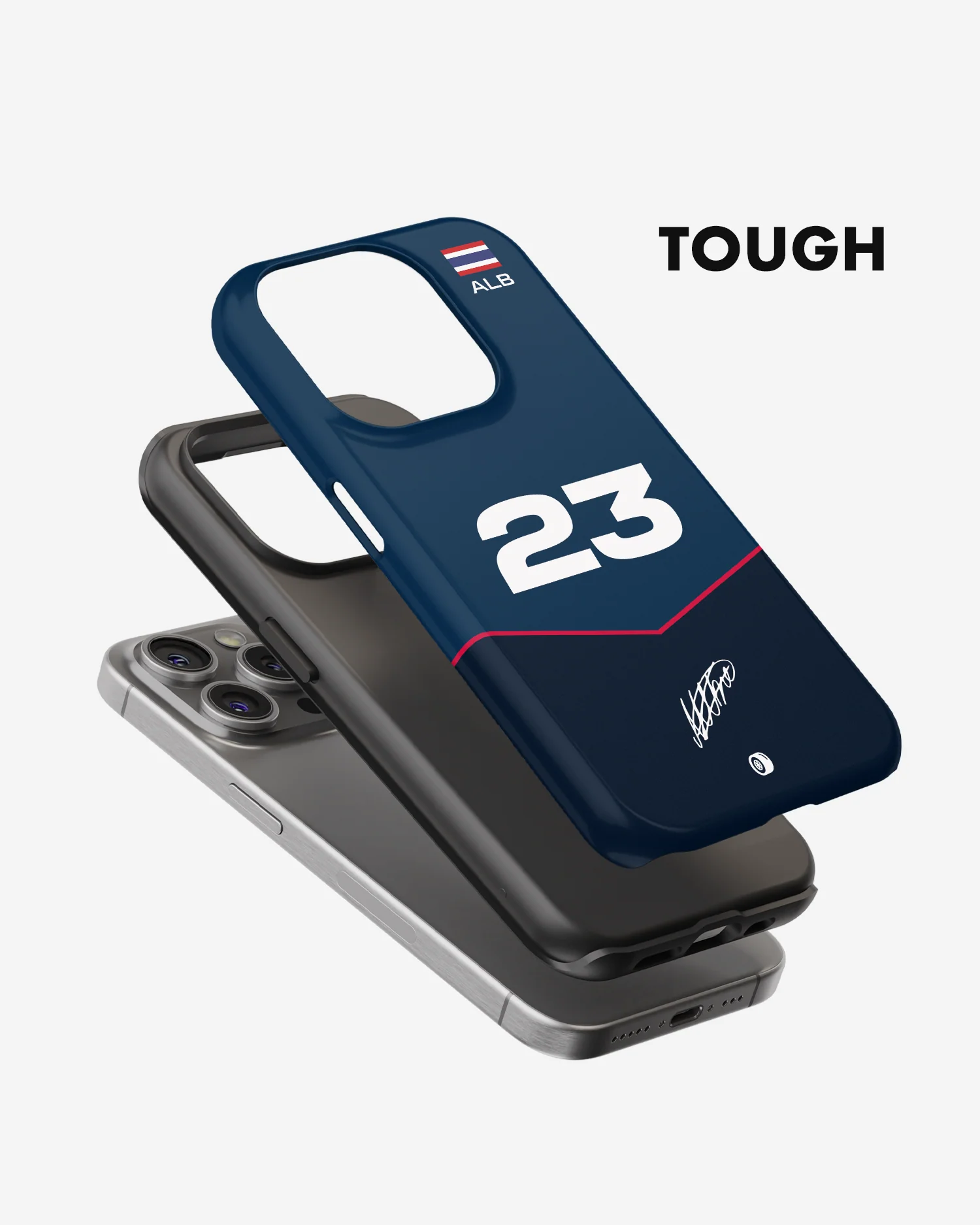 Alex Albon 2024 Williams F1 Phone Case - Image 3