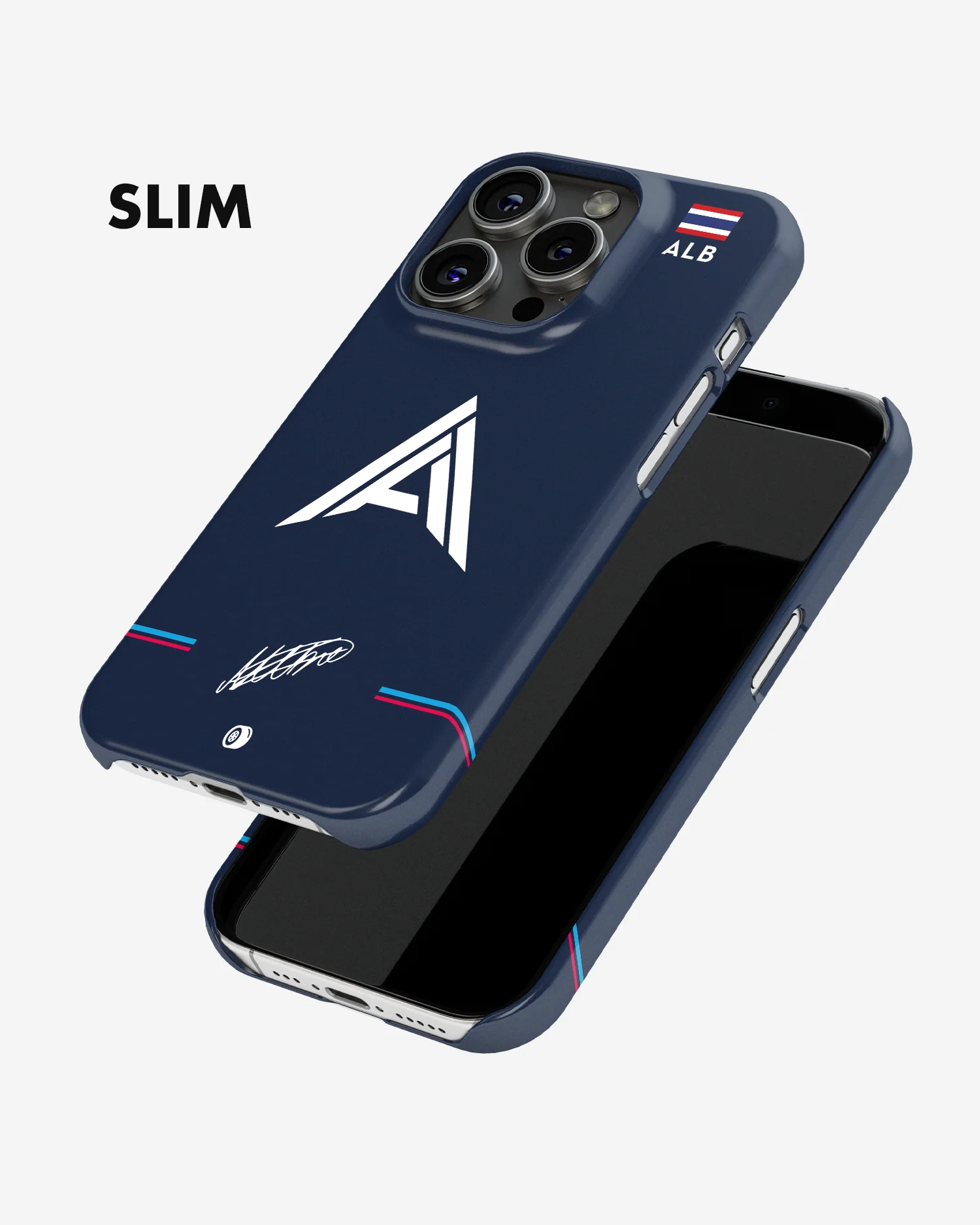 Alex Albon Logo 2022 Williams F1 Phone Case - Image 5
