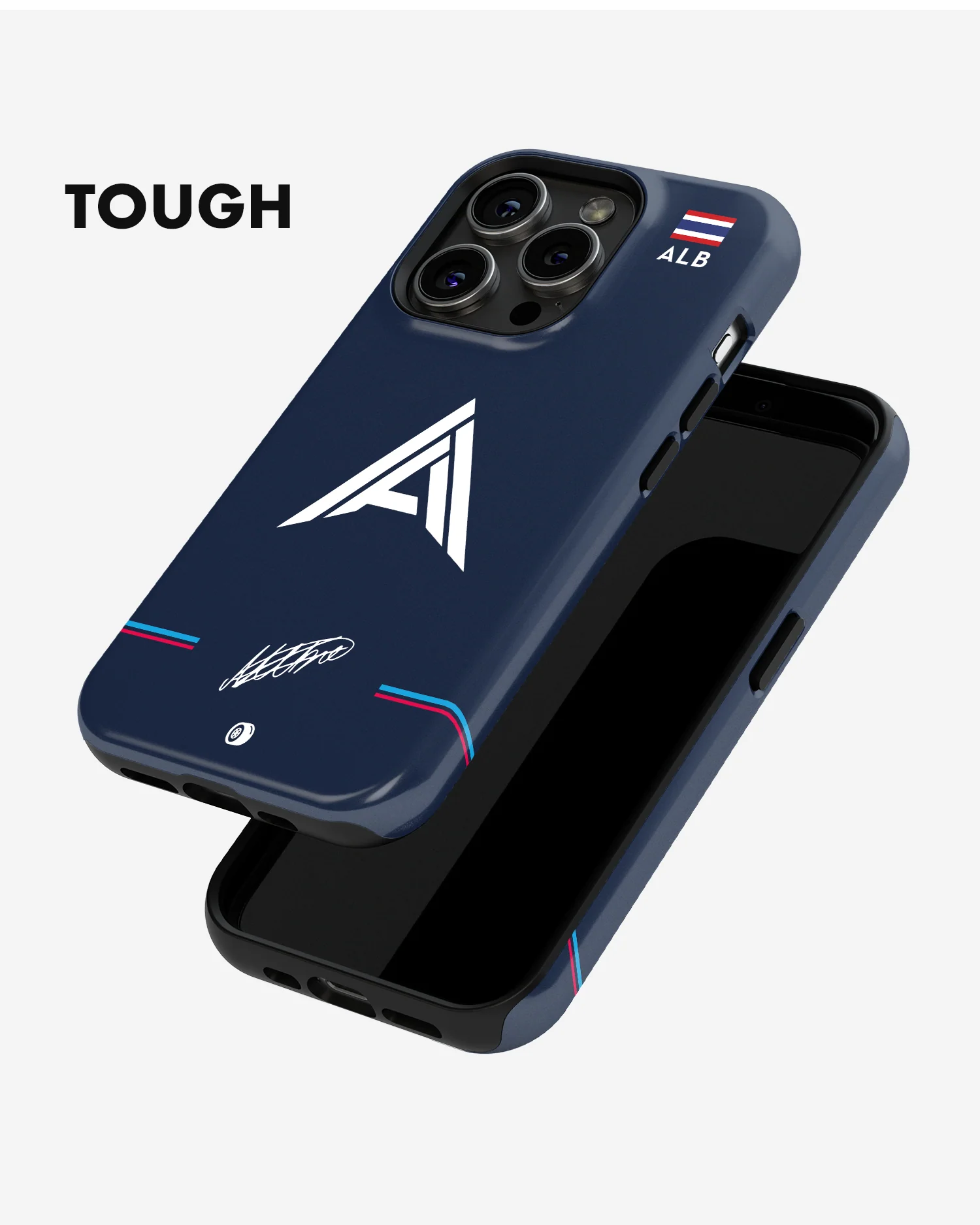 Alex Albon Logo 2022 Williams F1 Phone Case - Image 6
