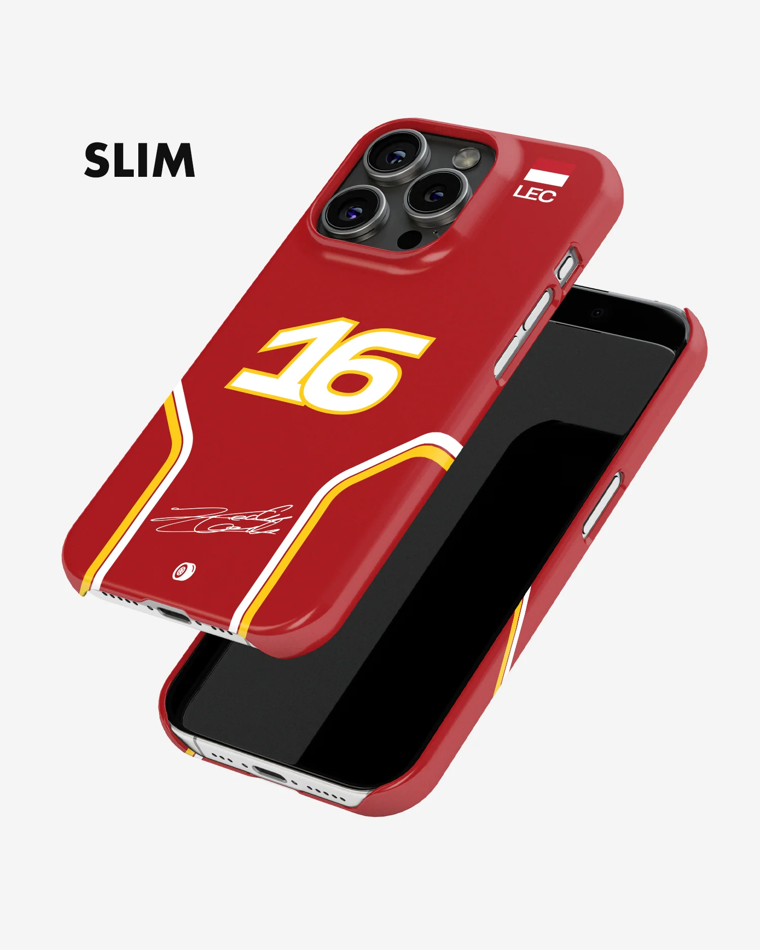 Charles Leclerc 2024 F1 Phone Case - Image 5