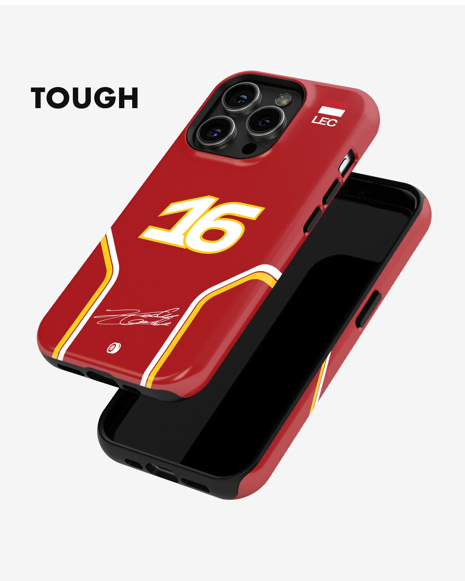 Charles Leclerc 2024 F1 Phone Case - Image 6