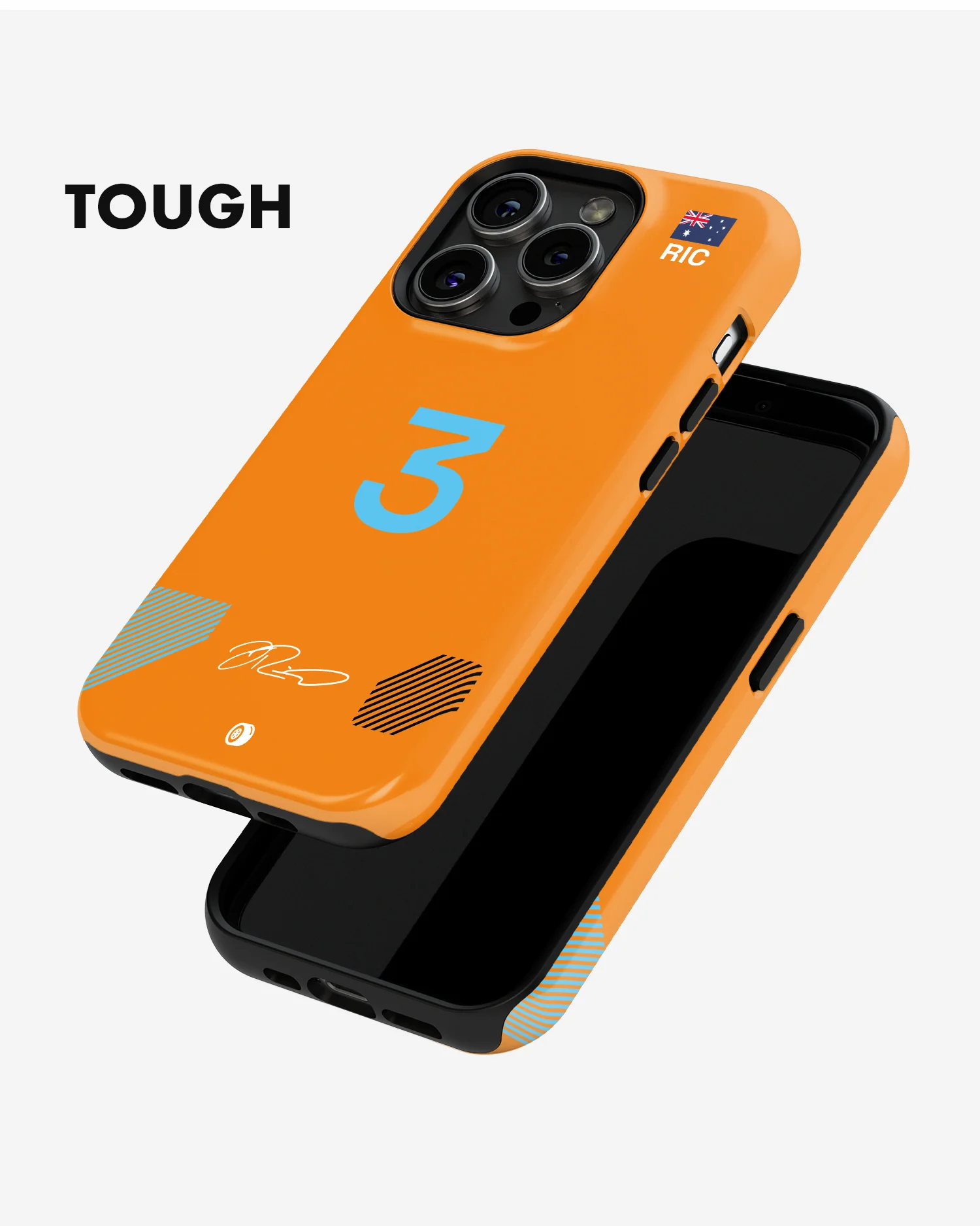Daniel Ricciardo 2022 McLaren F1 Phone Case - Image 6