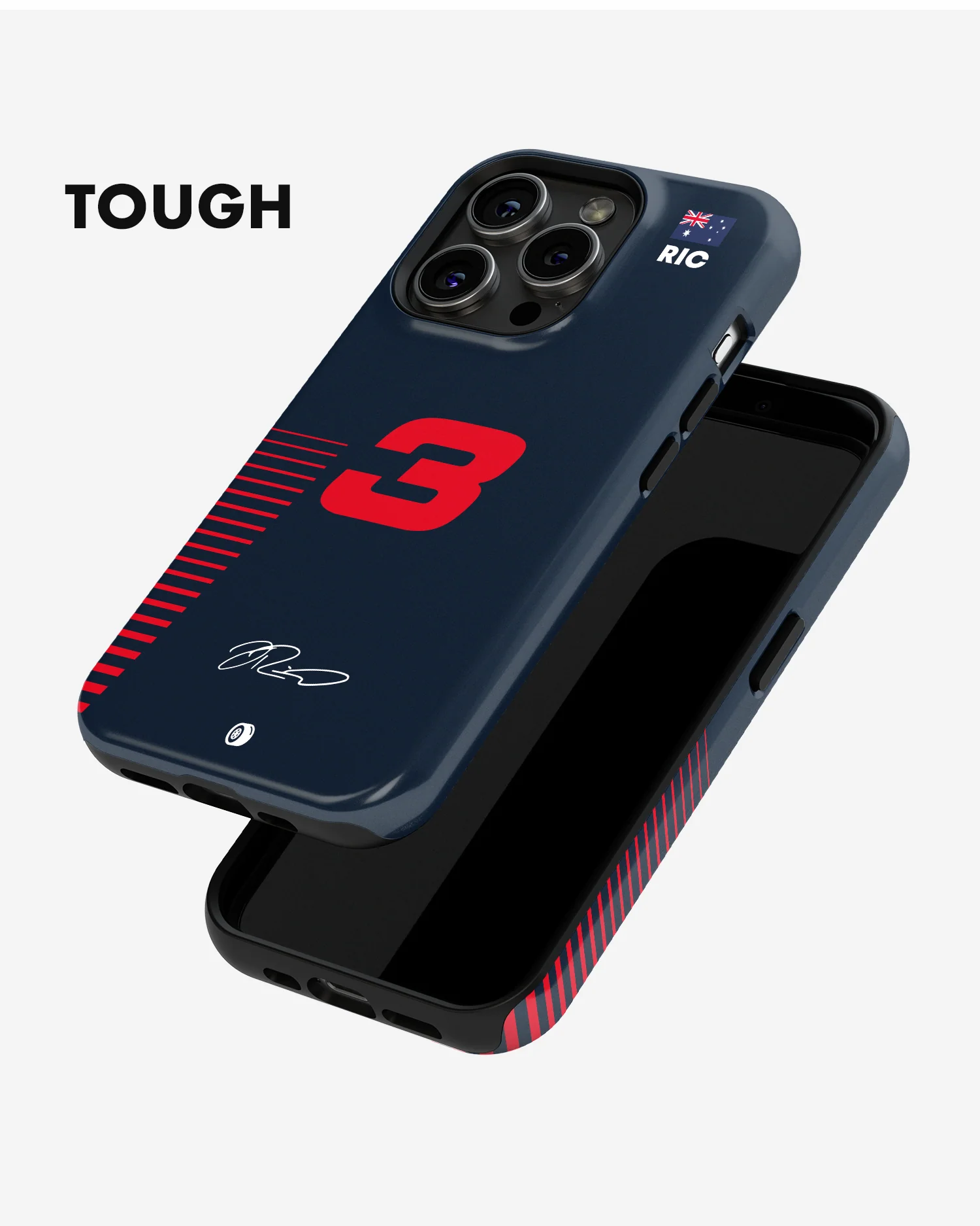 Daniel Ricciardo 2023 Red Bull Racing F1 Phone Case - Image 6
