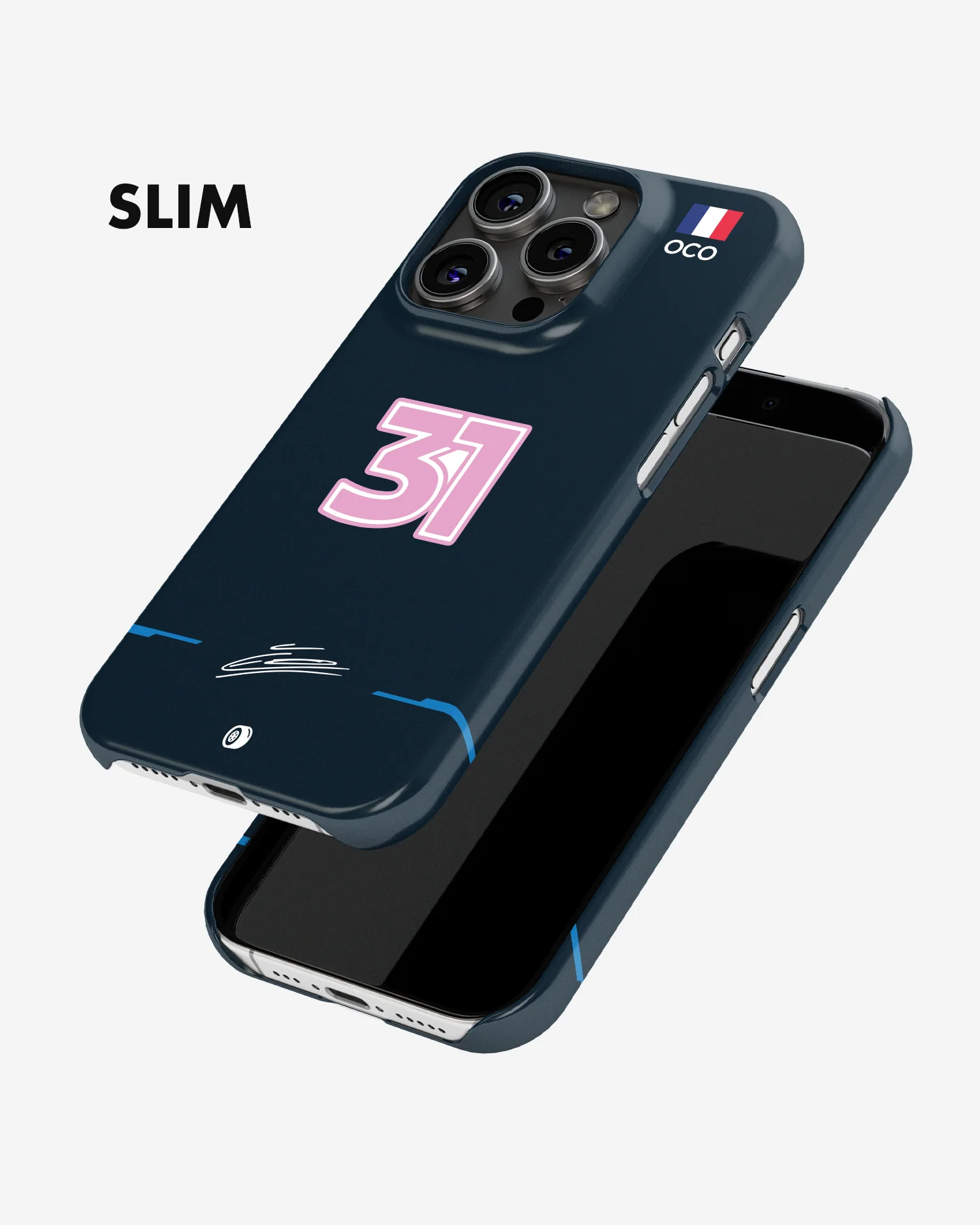 Esteban Ocon 2022 Alpine F1 Phone Case - Image 5