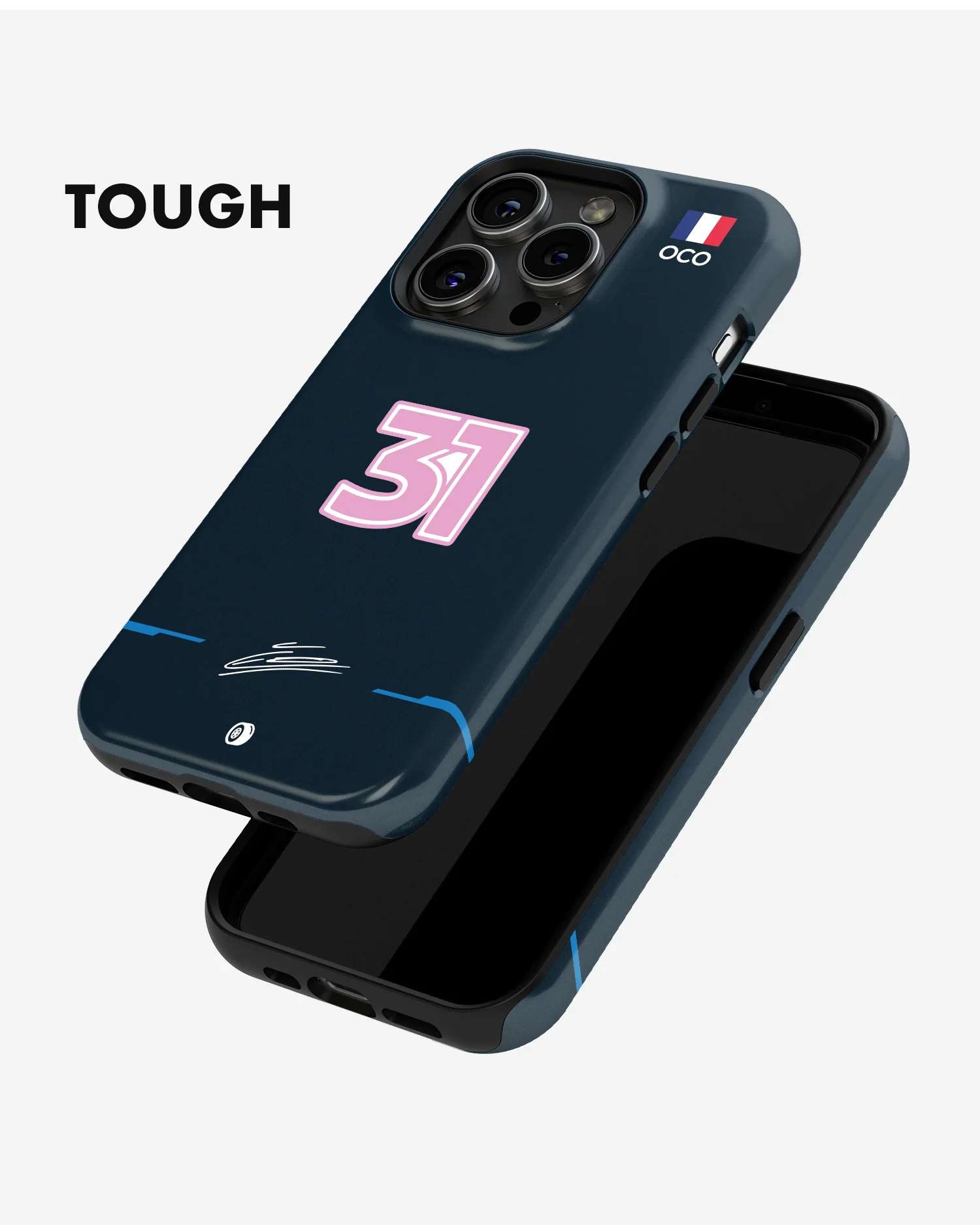 Esteban Ocon 2022 Alpine F1 Phone Case - Image 6