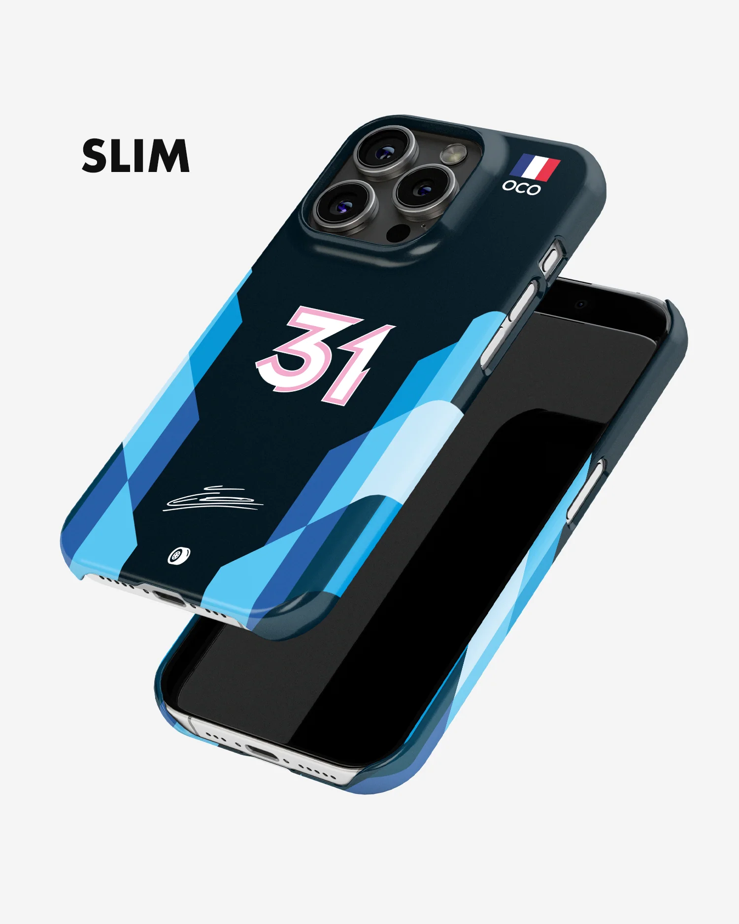 Esteban Ocon 2024 Alpine F1 Phone Case - Image 5