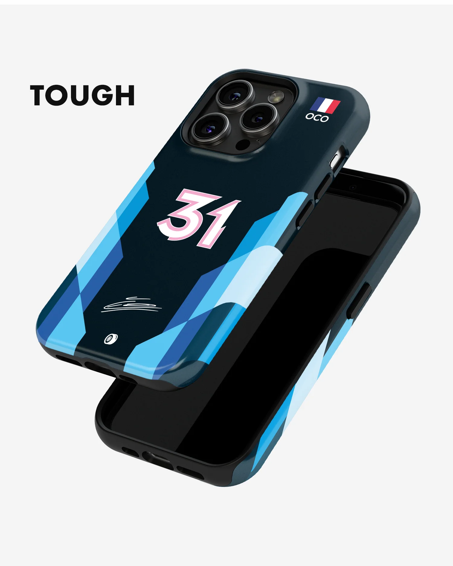 Esteban Ocon 2024 Alpine F1 Phone Case - Image 6