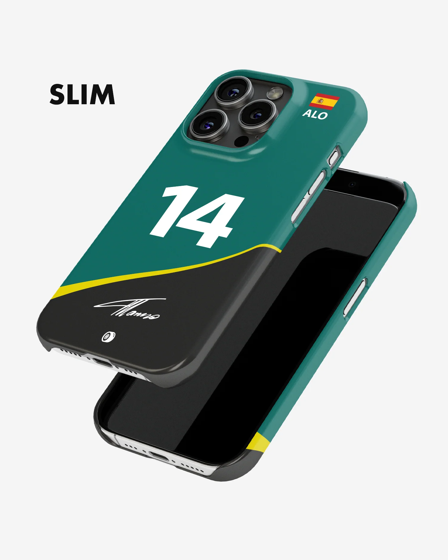 Fernando Alonso 2023 Aston Martin F1 Phone Case - Image 5