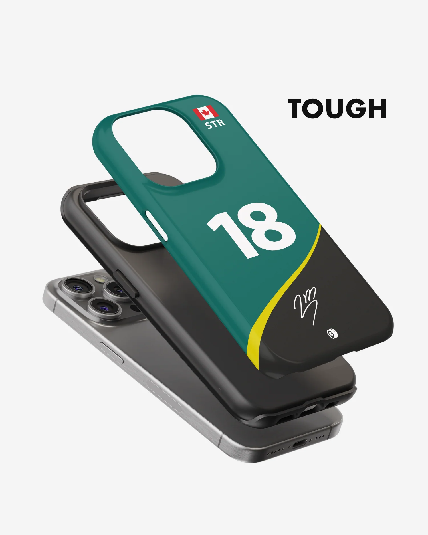 Lance Stroll 2023 Aston Martin F1 Phone Case - Image 3