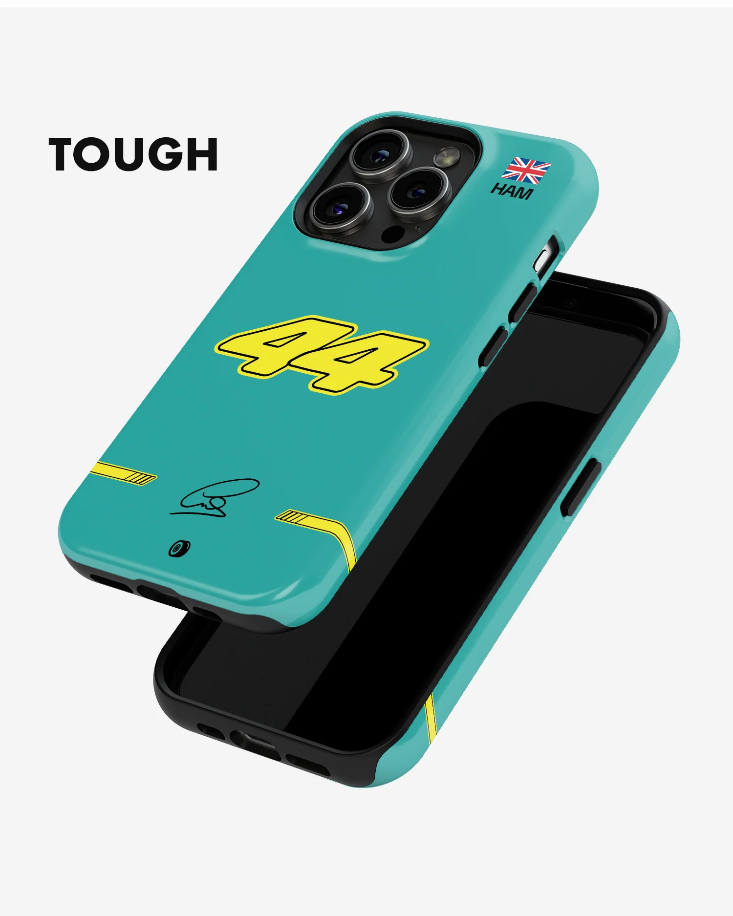 Lewis Hamilton Yellow Edition 2022 F1 Phone Case - Image 6