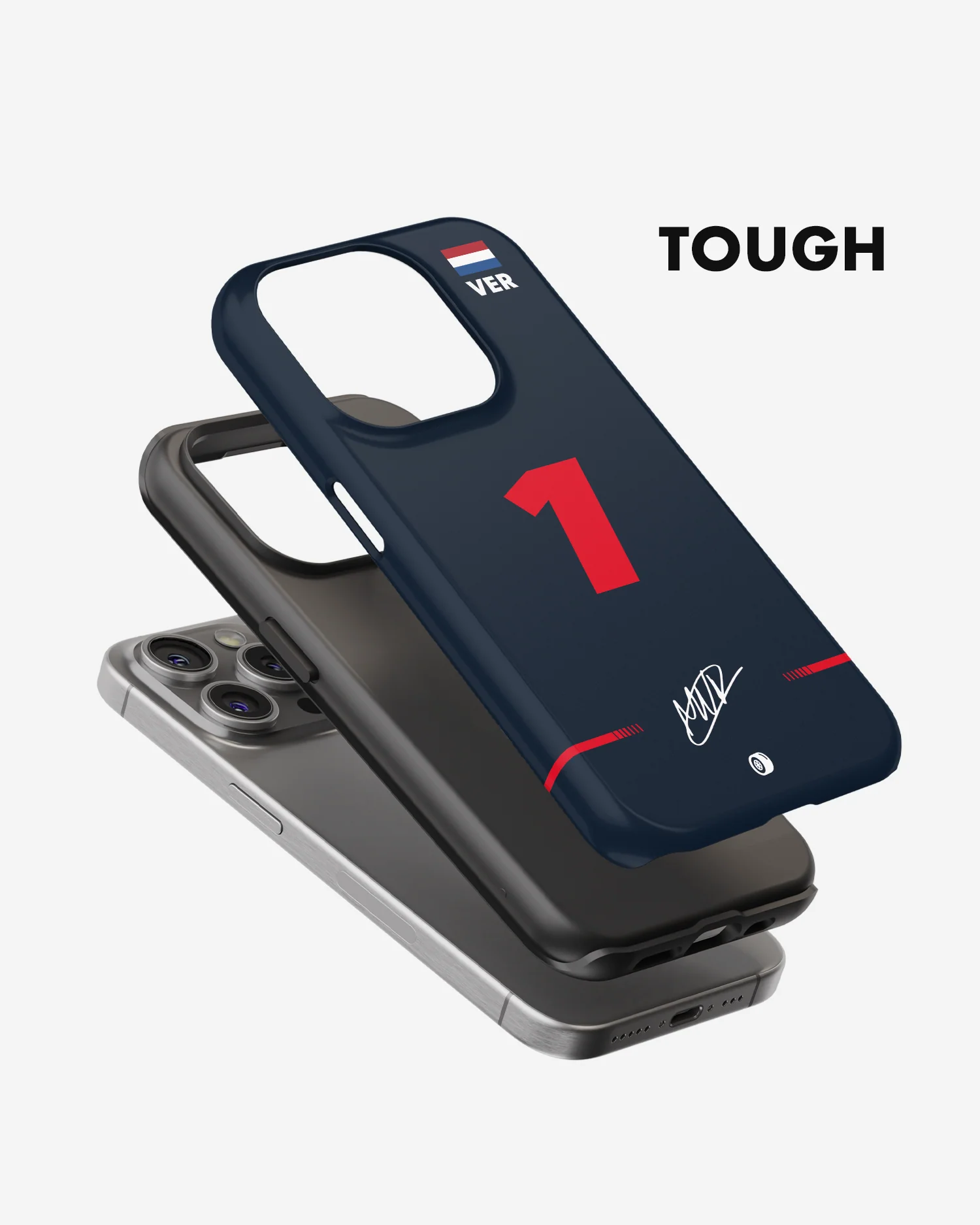 Max Verstappen 2022 Red Bull Racing F1 Phone Case - Image 3