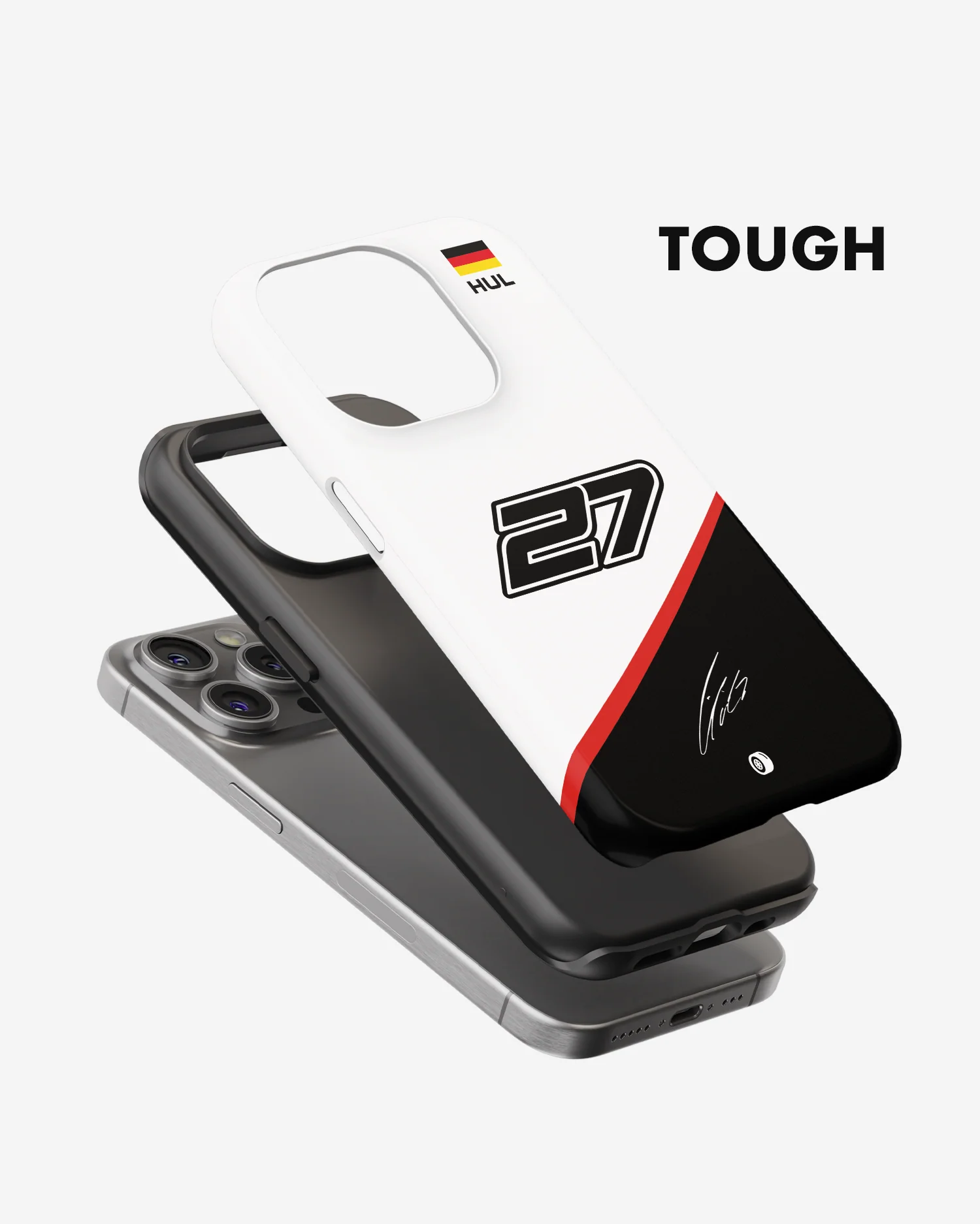 Nico Hulkenberg 2023 Haas F1 Phone Case - Image 3