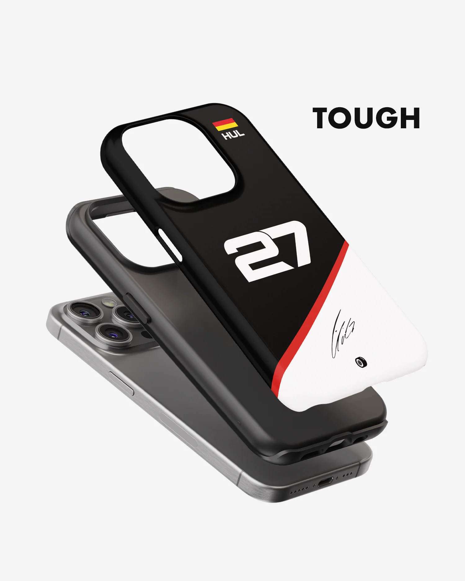 Nico Hulkenberg 2024 Haas F1 Phone Case - Image 3