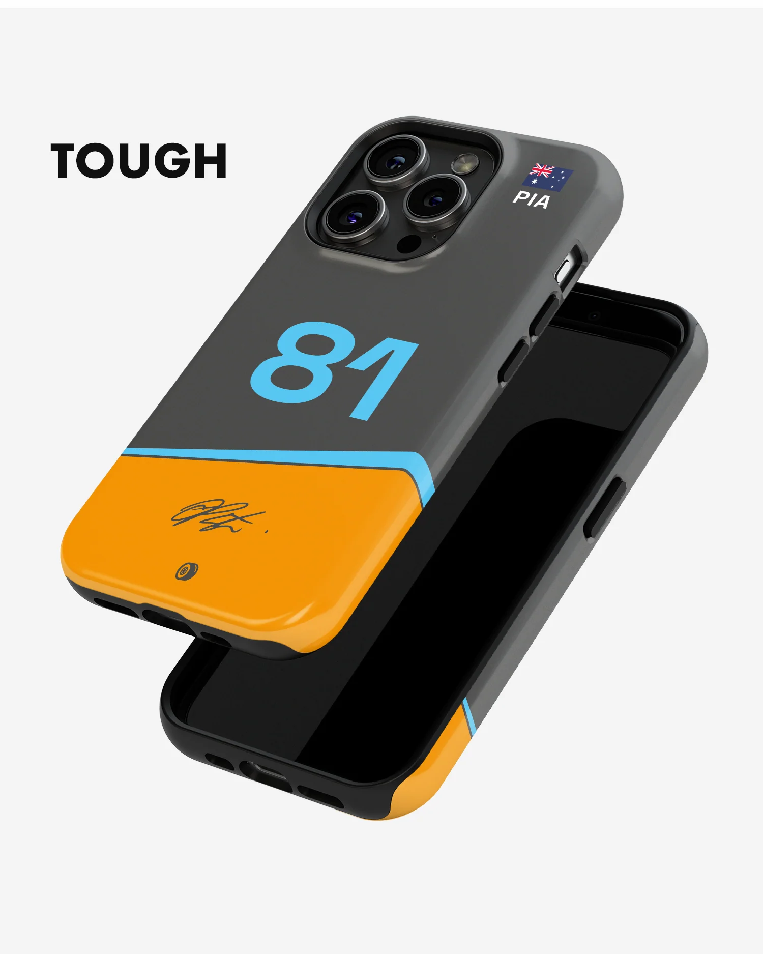 Oscar Piastri 2023 McLaren F1 Phone Case - Image 6