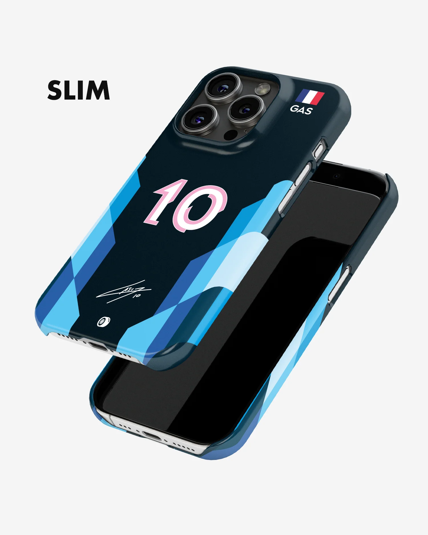 Pierre Gasly 2024 Alpine F1 Phone Case - Image 5