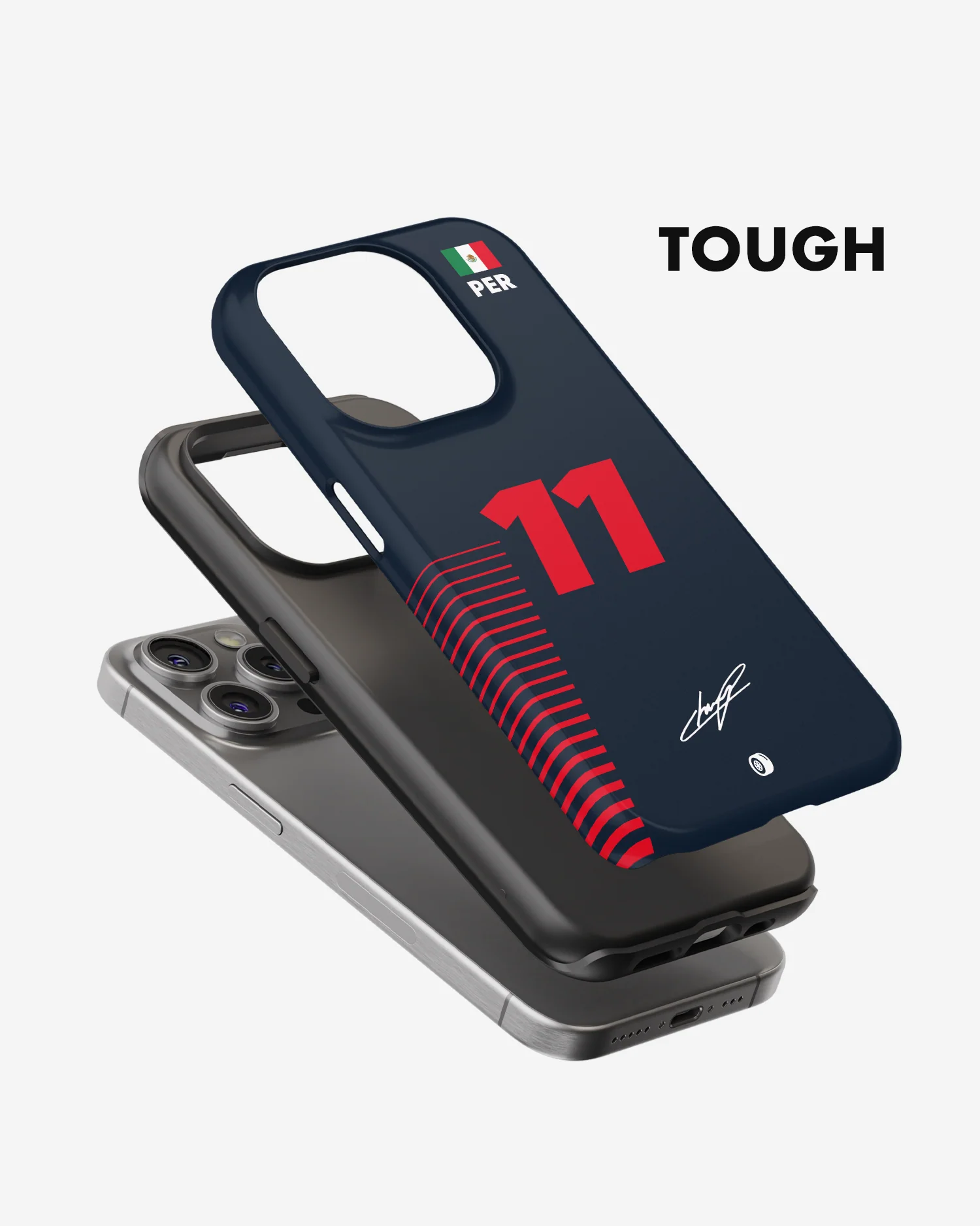 Sergio Perez 2023 Red Bull Racing F1 Phone Case - Image 3