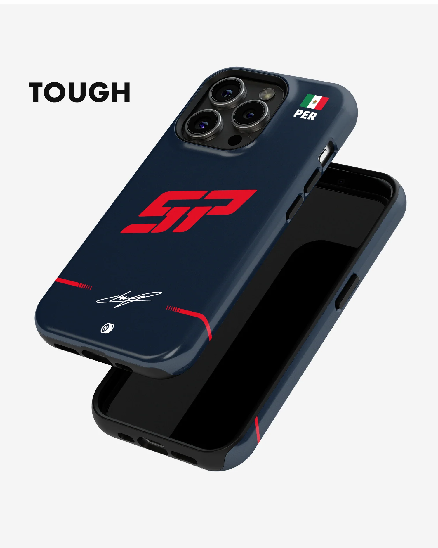 Sergio Perez Logo 2022 Red Bull Racing F1 Phone Case - Image 6