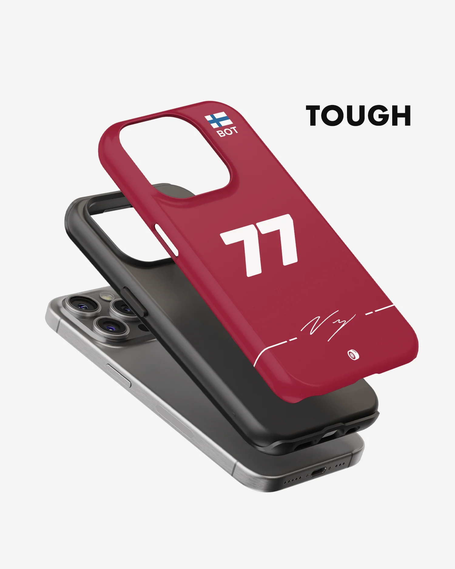 Valtteri Bottas 2022 Alfa Romeo F1 Phone Case - Image 3