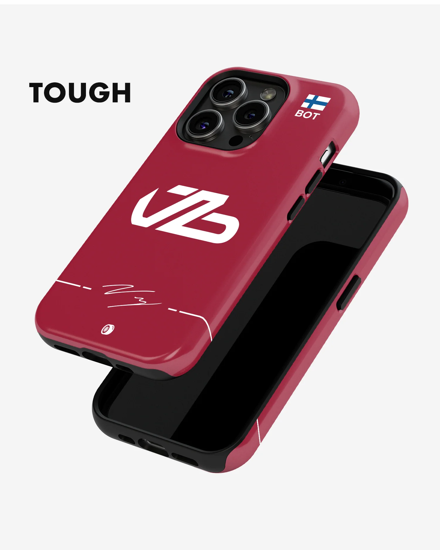 Valtteri Bottas Logo 2022 Alfa Romeo F1 Phone Case - Image 6